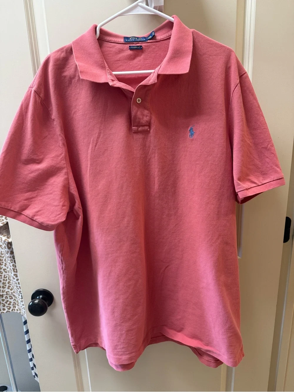 Ralph Lauren Short-Sleeve Polo - peach/pink